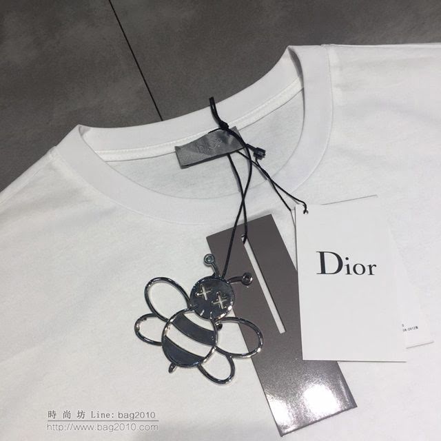 Dior夏裝T恤 19春夏新款 迪奧短袖 白色短袖  tzy1719